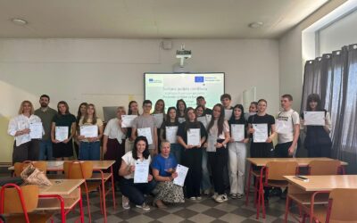 Podjela certifikata za završeni Erasmus+ projekt